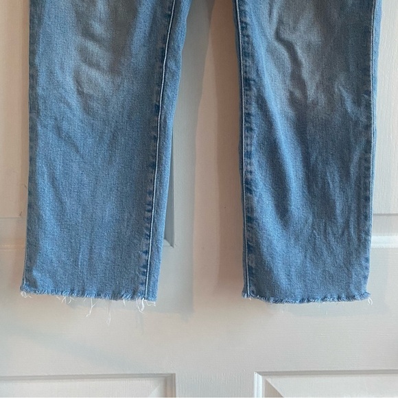 Madewell Womens  Curvy Perfect Vintage Hoye Wash Straight Jean 25P - Picture 8 of 8
